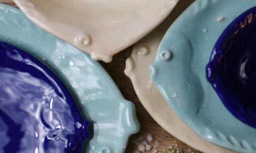 Piatti in ceramica a forma di pesce 167b78c6