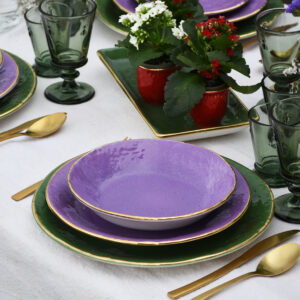 ARCUCCI - PRETA ORO Piatto fondo 21cm - 12 Colori