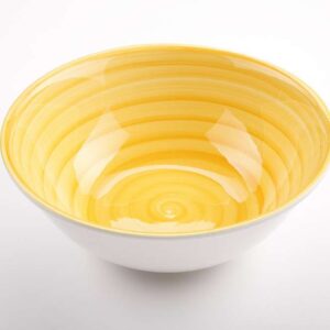 Arcucci Positano Soup Plate cm.21 - 6 colours - Giallo