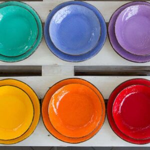 ARCUCCI PRETA RAINBOW - Set of 6 table places
