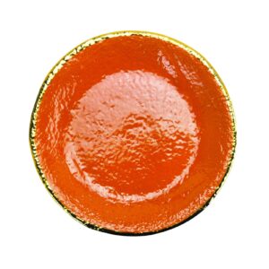 ARCUCCI - PRETA ORO Piatto piano 26 cm - 12 Colori - Arancio