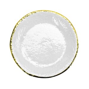 ARCUCCI - PRETA ORO Piatto frutta 20 cm - 12 Colori - Bianco