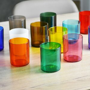 AERE Bicchiere in vetro colorato 28cl - 12 colori