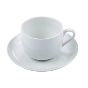 COUPE TEA CUP WITH SAUCER CL18 PORCELAIN