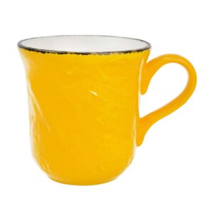 Arcucci Preta mug with handle - 12 Colors - Yellow