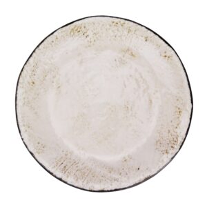 Arcucci PRETA ANTICATO Set 3 piatti posto tavola - 6 Colori - Bianco