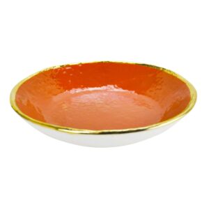 ARCUCCI - PRETA ORO Piatto fondo 21cm - 12 Colori - Arancio