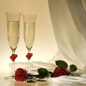 STOLZLE - L'AMOUR Calici con cuore champagne flute
