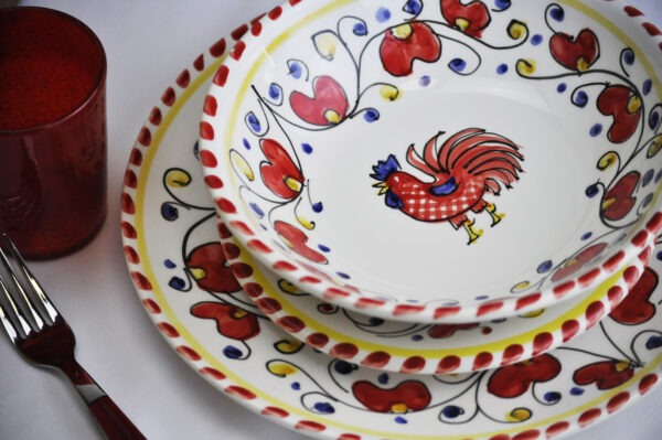 Arcucci Galletto - Piatto Fondo 21,5CM